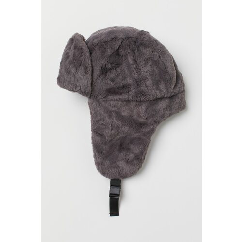 фото Шапка ушанка h&m, подкладка, размер onesize, серый