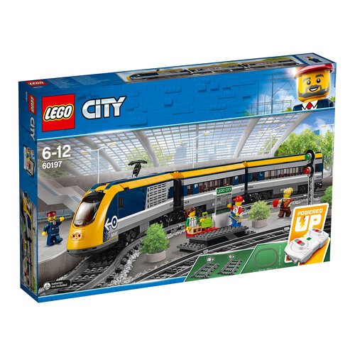 конструктор lego city 60051 скоростной пассажирский поезд Конструктор LEGO City Trains 60197 Пассажирский поезд, 677 дет.