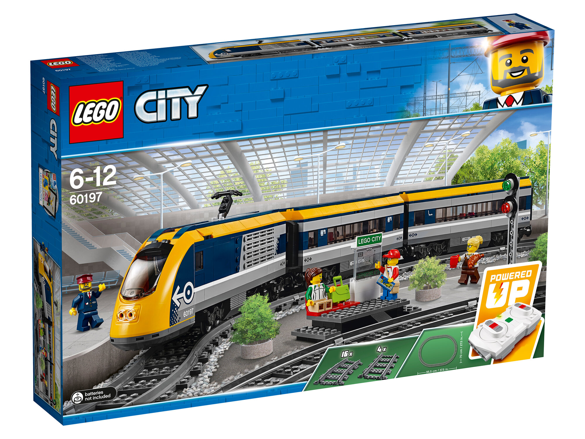 Конструктор LEGO City Trains 60197 Пассажирский поезд, 677 дет.