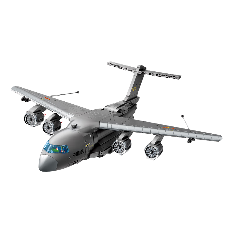 Сембо Y-20 Военно-транспортный самолет набор для сборки 1395 деталей с минифигурой для подростков 14+