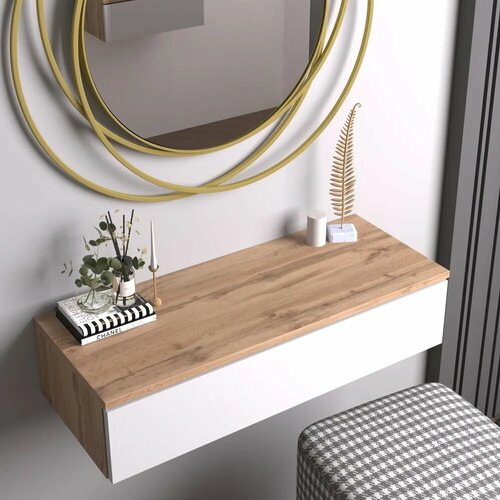 Тумба подвесная под телевизор, туалетный столик, консоль подвесная