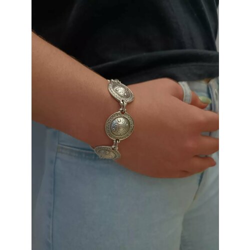 Браслет-цепочка 1 шт серебристый 790₽