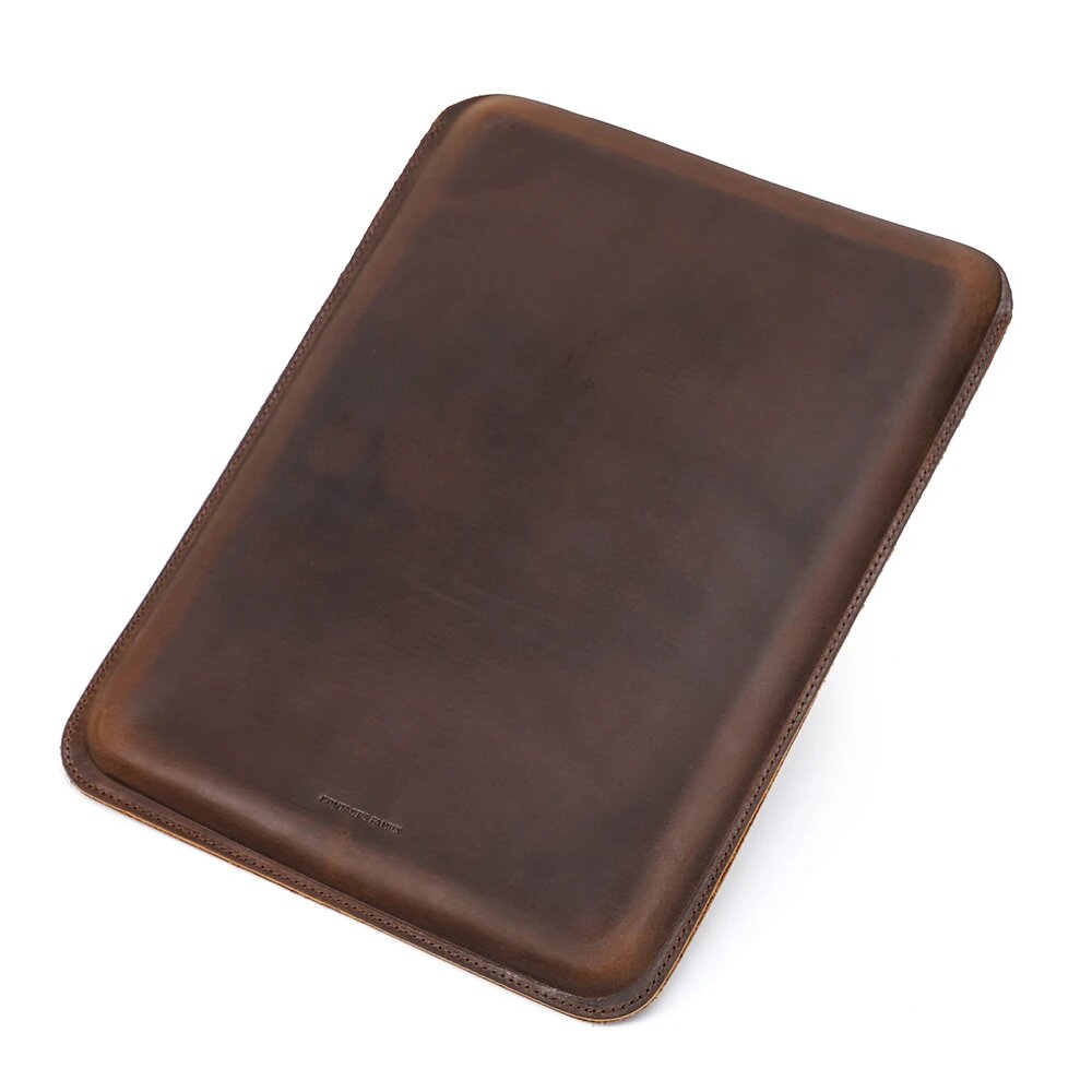 Чехол для ноутбука CONTACTS FAMILY Vintage кожаный 13-16 дюймов, coffee, Air 13.6 A2681 A3113
