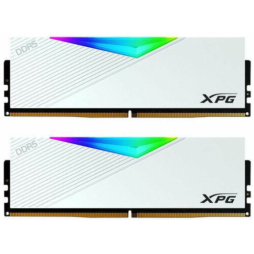 Оперативная память Adata DDR5 64GB 2x32GB 6400MHz XPG Lancer RGB AX5U6400C3232G-DCLARWH 26699₽
