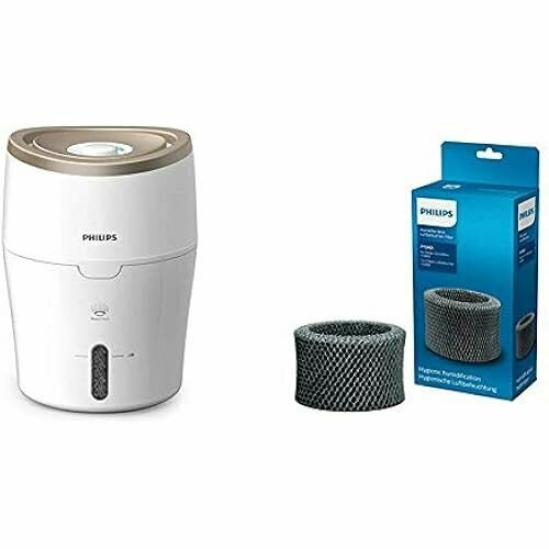 Увлажнитель воздуха Philips HU481410 до 44 м гигиеническая технология NanoCloud бесшумный ночной режим автоматический режим 27898₽