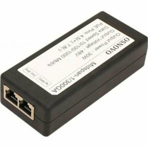 PoE-инжектор OSNOVO Ethernet PoE Midspan-1300GA -0000000161 2415₽