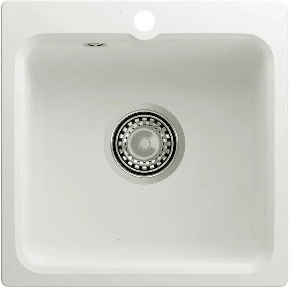 Кухонная мойка Reflexion Base RX0743WH 43x43 см белый