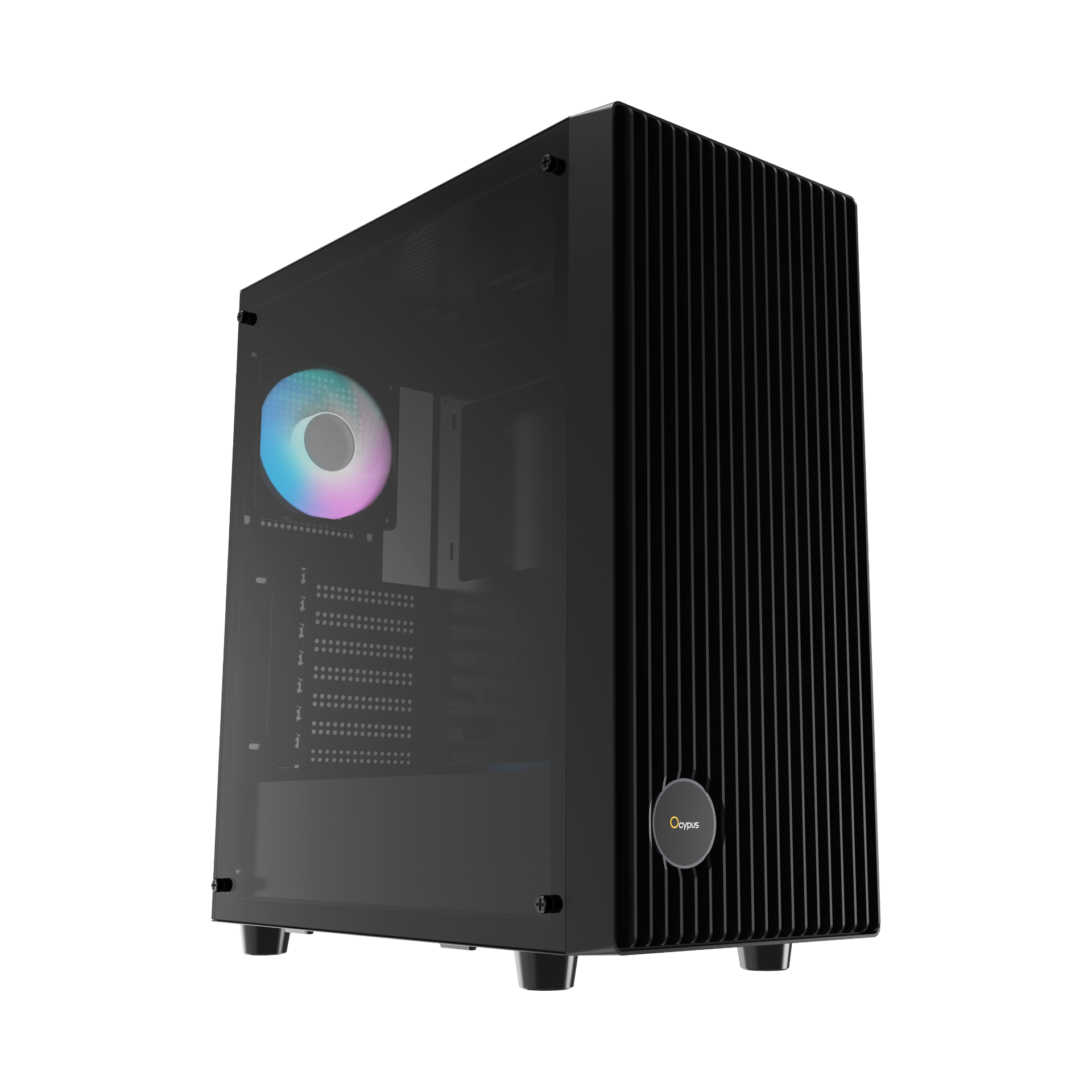 Корпус для ПК Ocypus Gamma C70 BK ARGB (ATX, без БП, 1хUSB2.0, 1хUSB3.0, с окном)