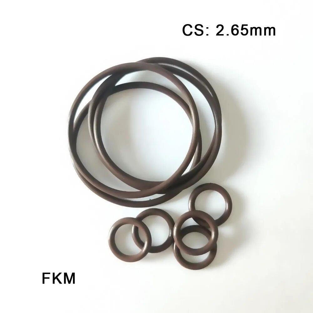Уплотнительное кольцо FKM CS 2,65 мм, Random color, ID 11.8mm 10pcs, 2.65mm