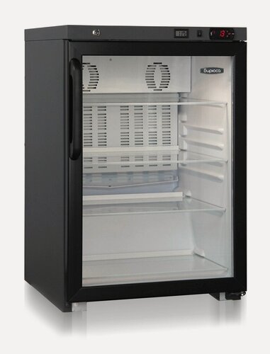 Изображение товара Холодильный шкаф-витрина BIRYUSA B-W154DNZ TCZV, объем 154л, черный