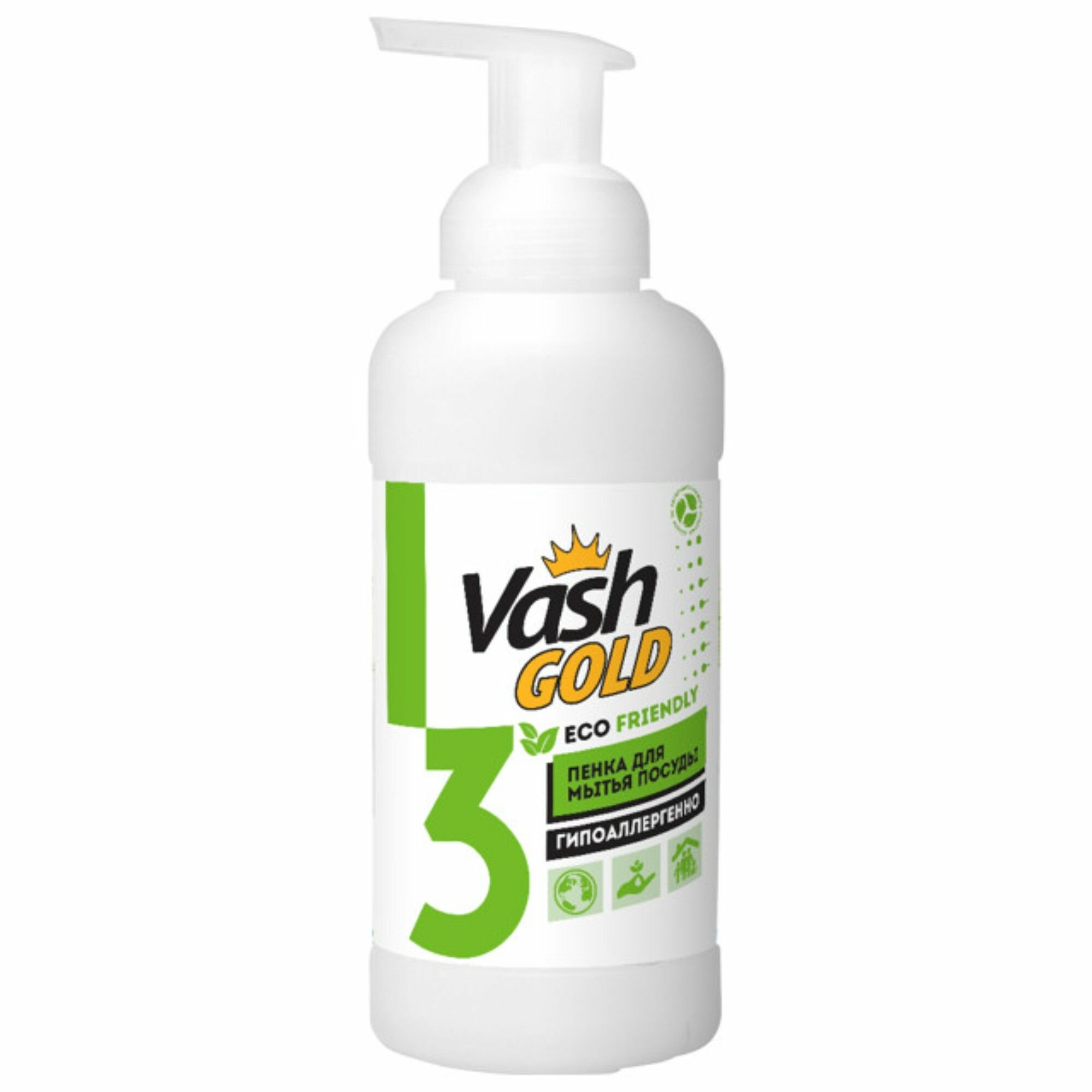 средство для посуды VASH GOLD пена 500мл - фото №1