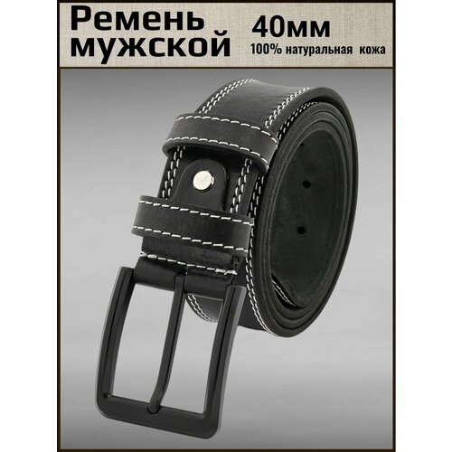 фото Ремень aksybelt для мужчин, размер 120, черный
