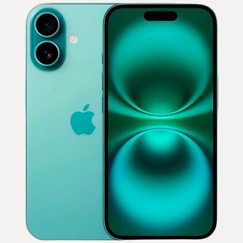 Изображение товара Смартфон Apple iPhone 16 128 ГБ, Dual nano SIM + eSIM, Teal (зеленый) GLOBAL