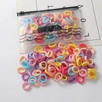 Эластичные резинки для волос, цвет в ассортименте, 100 шт, 100pcs 2
