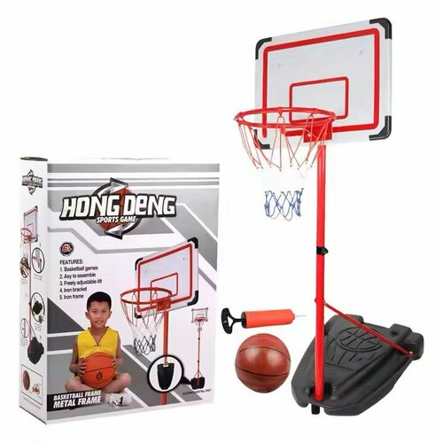 Детское баскетбольное кольцо на стойке 180 см