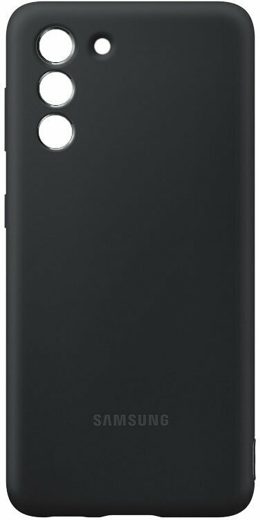Чехол (клип-кейс) SAMSUNG Silicone Cover, для Samsung Galaxy S21, черный [ef-pg991tbegru] - фото №6