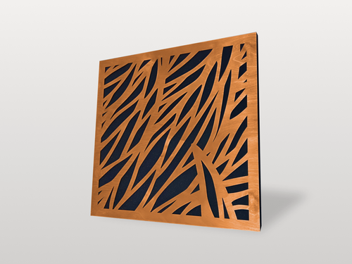 Изображение товара Акустическая панель Листва размеры 500х500х50мм цвет Груша оранжевый