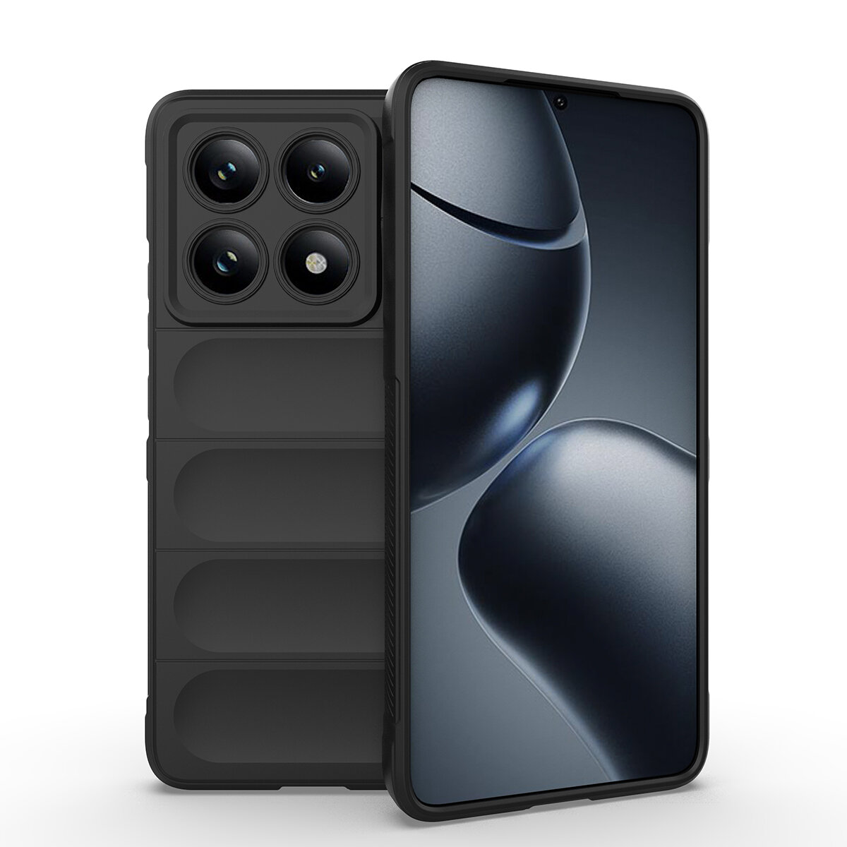 Противоударный чехол Flexible Case для Xiaomi 14T Pro черный