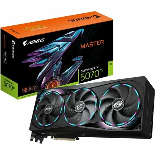 Видеокарта Gigabyte GeForce RTX 5070 Ti MASTER 16G 143850₽