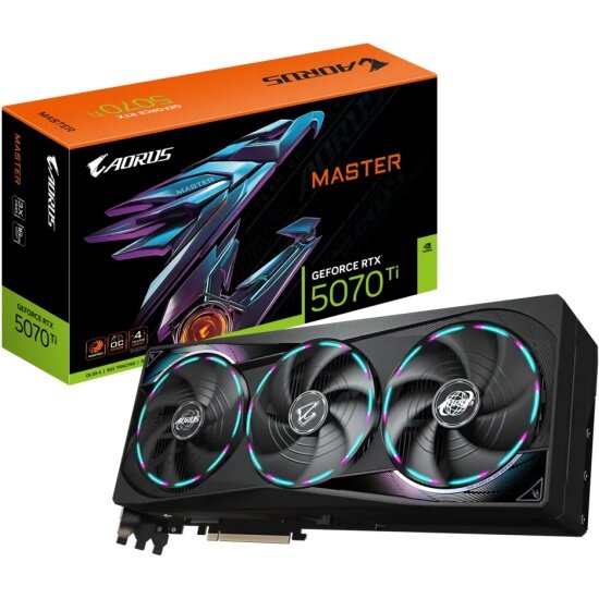 Видеокарта Gigabyte GeForce RTX 5070 Ti MASTER 16G