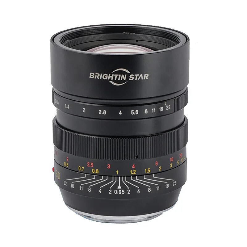 Brightin Star 50 мм F0.95 Объектив для Fuji Canon Nikon Sony SIGMA — фото 1