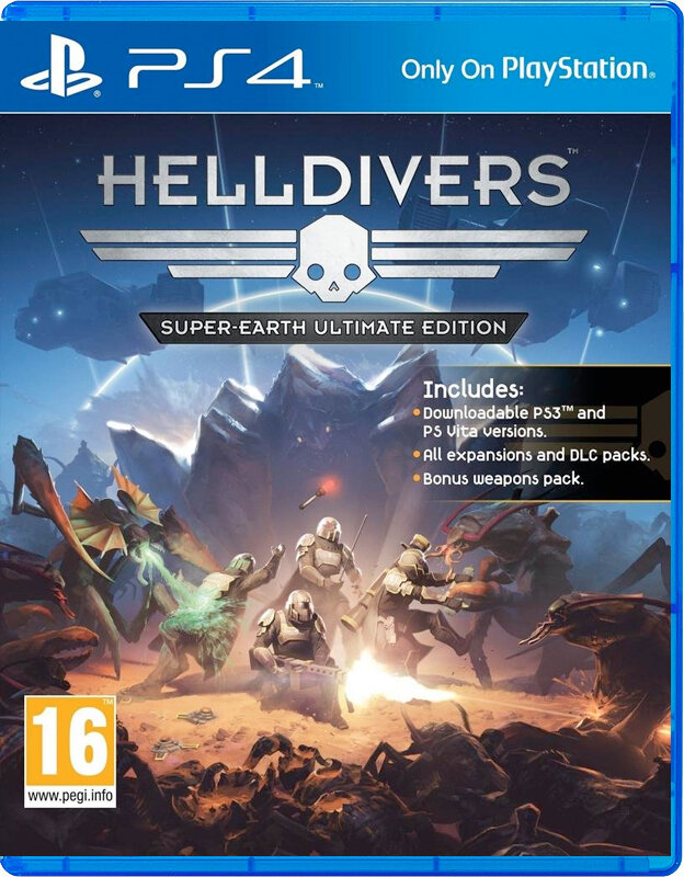 Helldivers: Super-Earth - Ultimate Edition [PS4 русская версия] игра на диске для Playstation 4