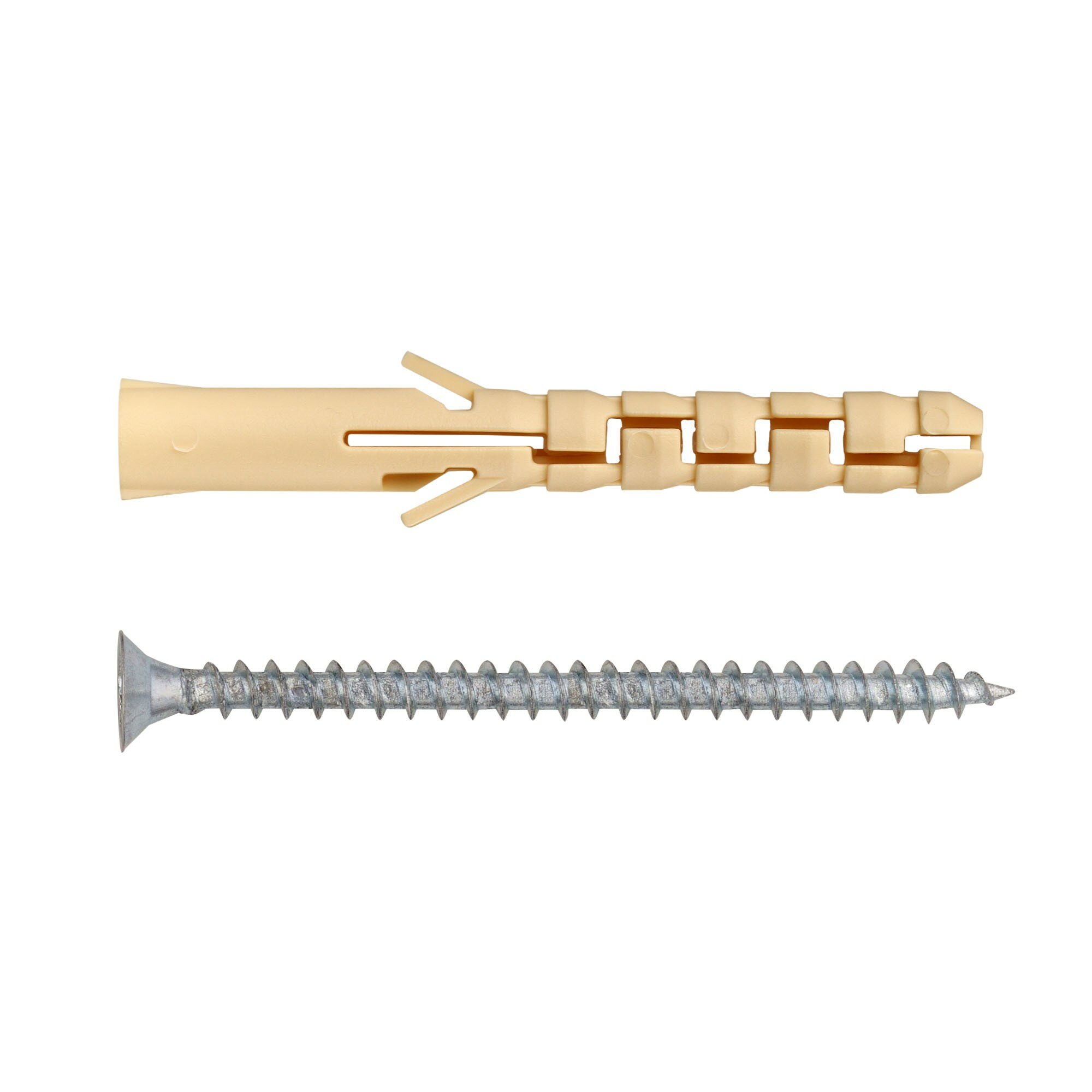 Дюбель распорный европартнер PND L 6х50 мм удлиненный нейлон с шурупом 4х60 мм 50 шт