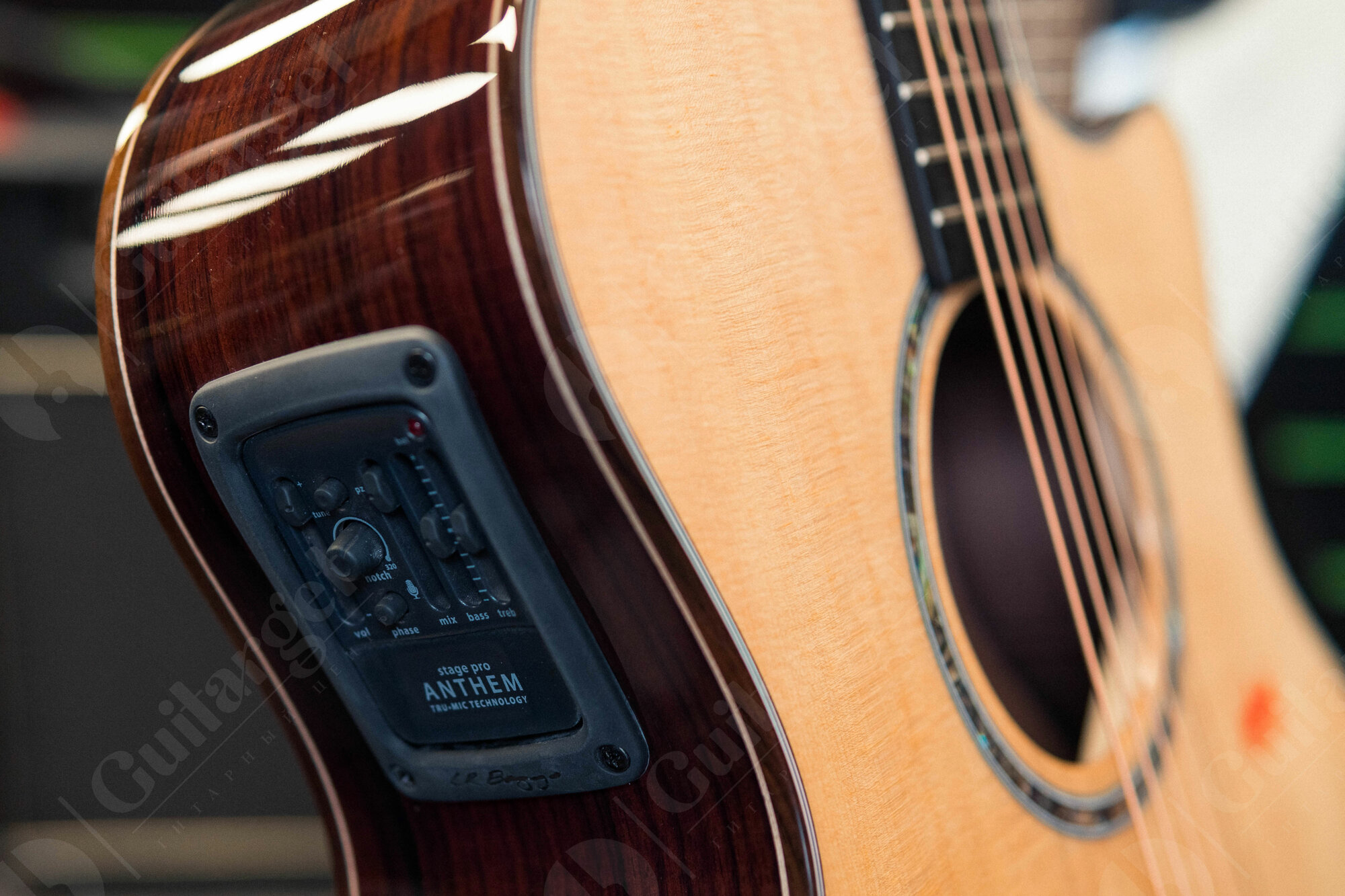 Электроакустическая гитара Kepma B1E-GA (Natural) с кейсом — фото 1