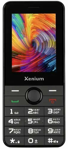 Мобильный телефон Xenium X240 2.4", 1700 мА·ч, USB Type-C, черный (CTX240BK/00)