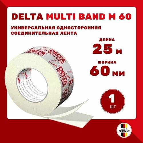 Скотч для пароизоляции DELTA Multi Band 25 м х 60 мм 1 шт Клейкая лента Дельта Мульти Банд универсальная 1974₽