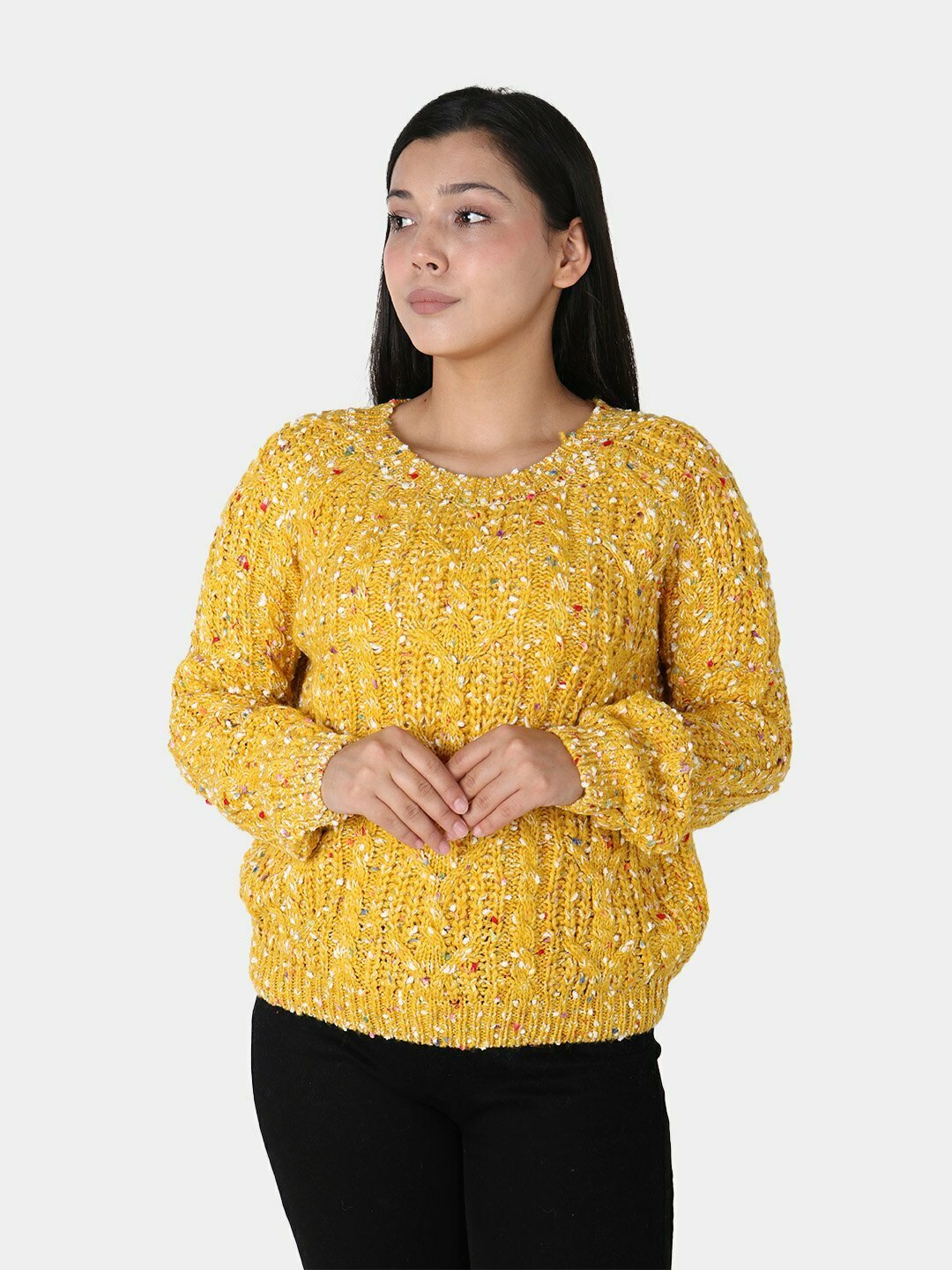 Джемпер , размер One Size, Желтый — фото 1