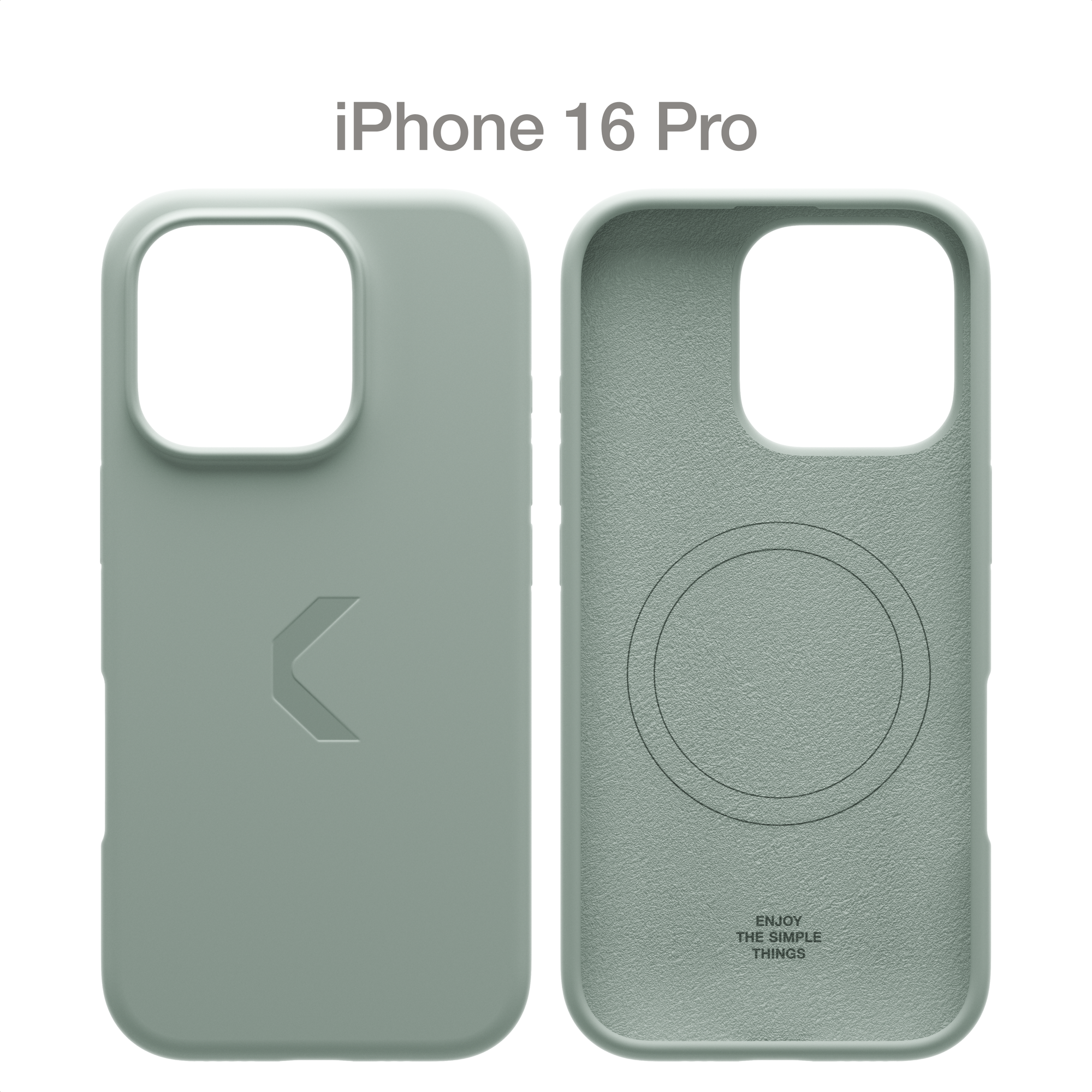Силиконовый чехол COMMO Shield Case для Apple iPhone 16 Pro с поддержкой беспроводной зарядки, Commo Gray