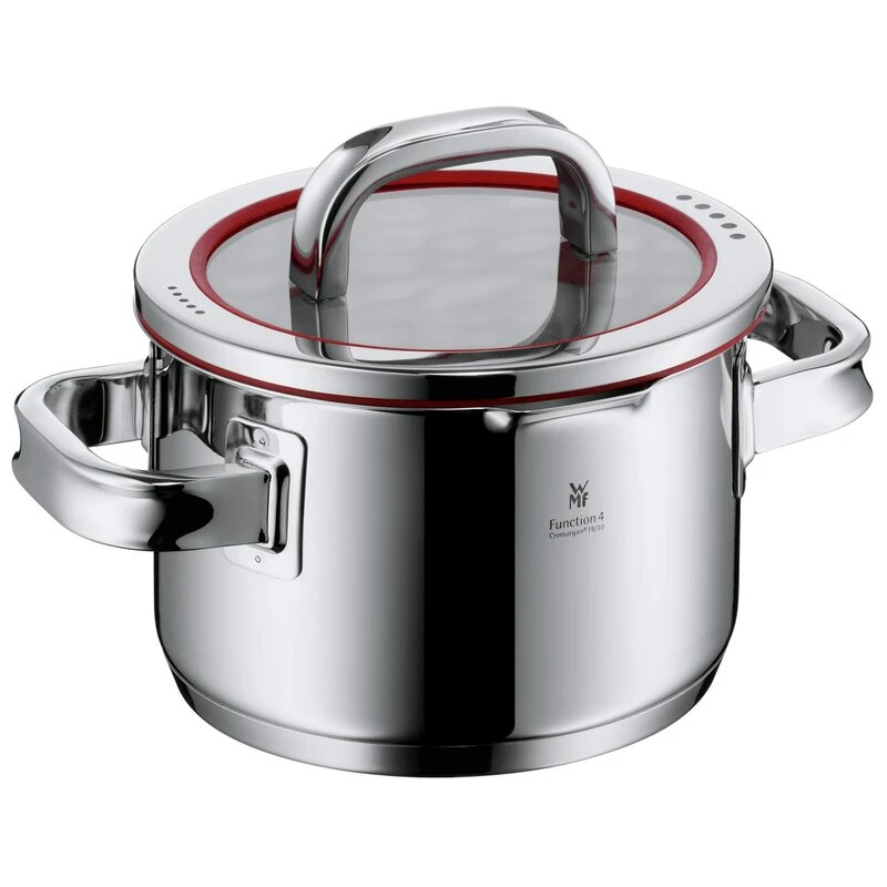 Кастрюля из нержавеющей стали с крышкой 1,9 л WMF Function 4 - фото №1