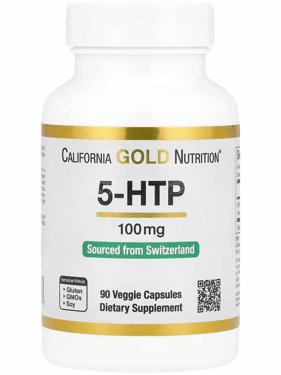 5-HTP 100 мг 90 капсул для здорового сна и крепкой нервной системы