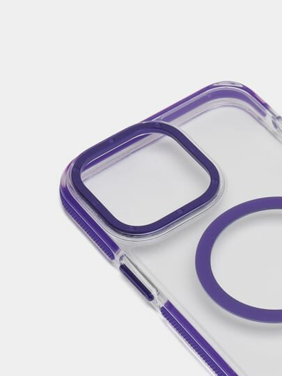 Чехол для iPhone 14Pro Max стеклянный, Прозрачный чехол с поддержкой MagSafe идеальная защита и стиль для вашего iPhone