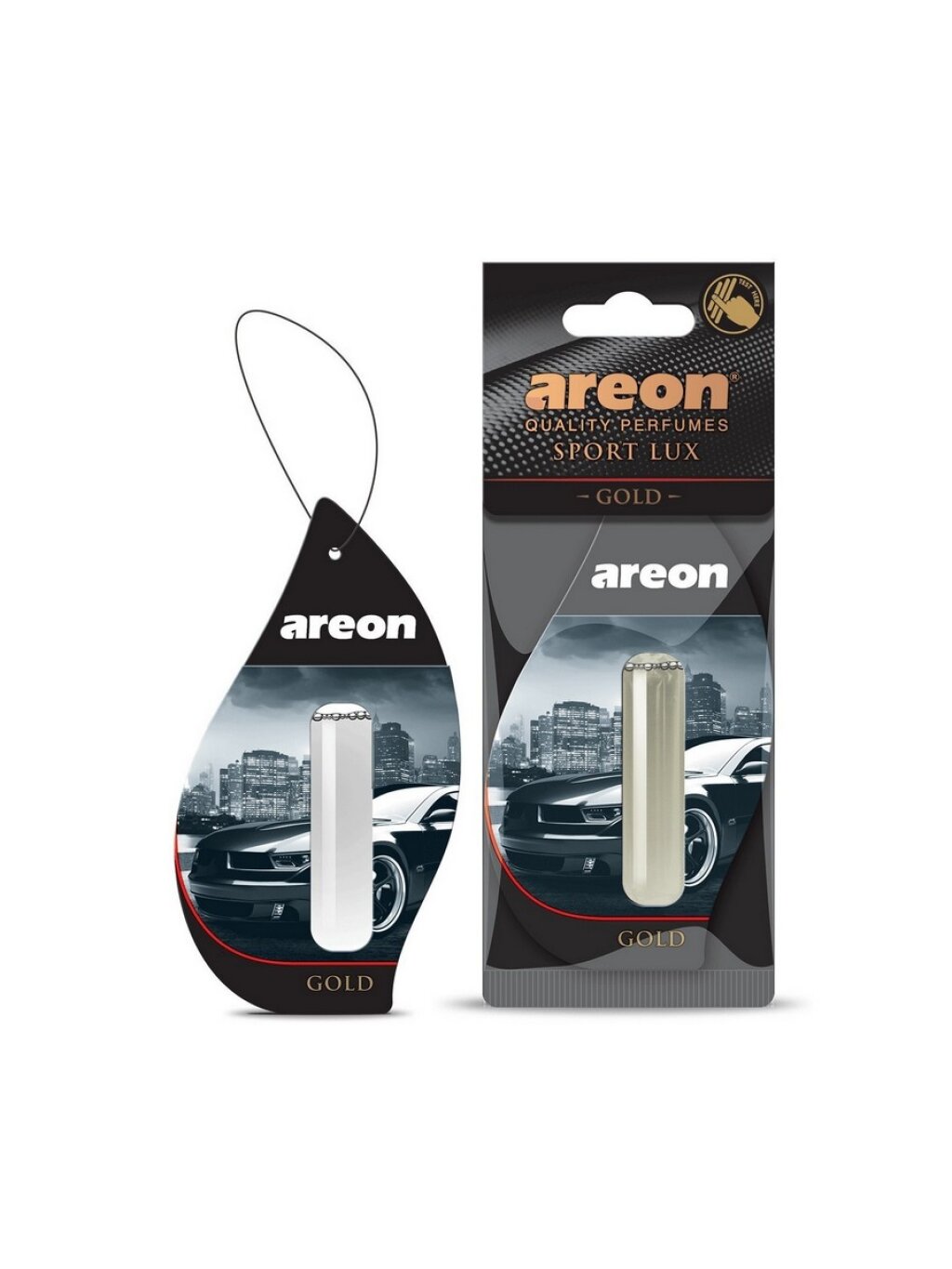 Ароматизатор подвесной Areon Liquid Lux Gold/Золото 5 мл