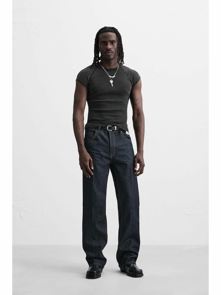 Джинсы Zara, размер 42., синий