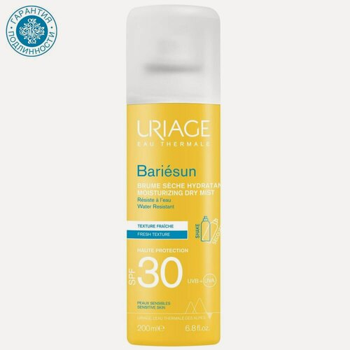Изображение товара Солнцезащитный спрей Uriage "Bariesun", SPF30+, без масел, 200мл