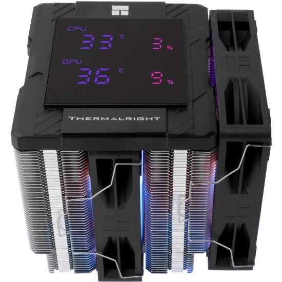 Кулер для процессора Thermalright Peerless Assassin 120 Digital BLACK ARGB (PA120-DIGITAL-BL-ARGB) — фото 1