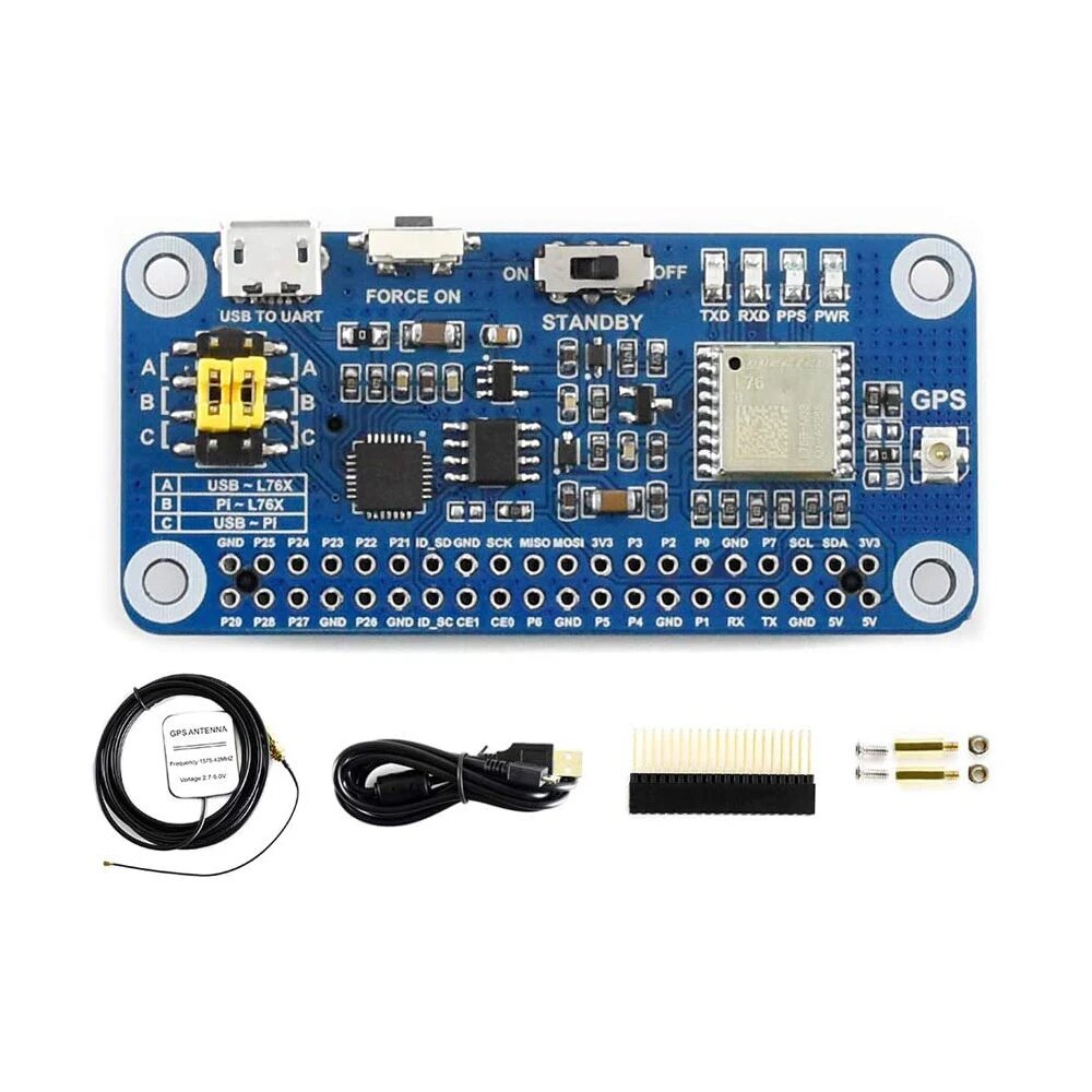 Плата расширения GPS HAT для RPI RasPi Raspberry Pi Zero 2 Вт 3 Model B 4 5 проектов Стартовый комплект Аксессуары для программирования и кодирования