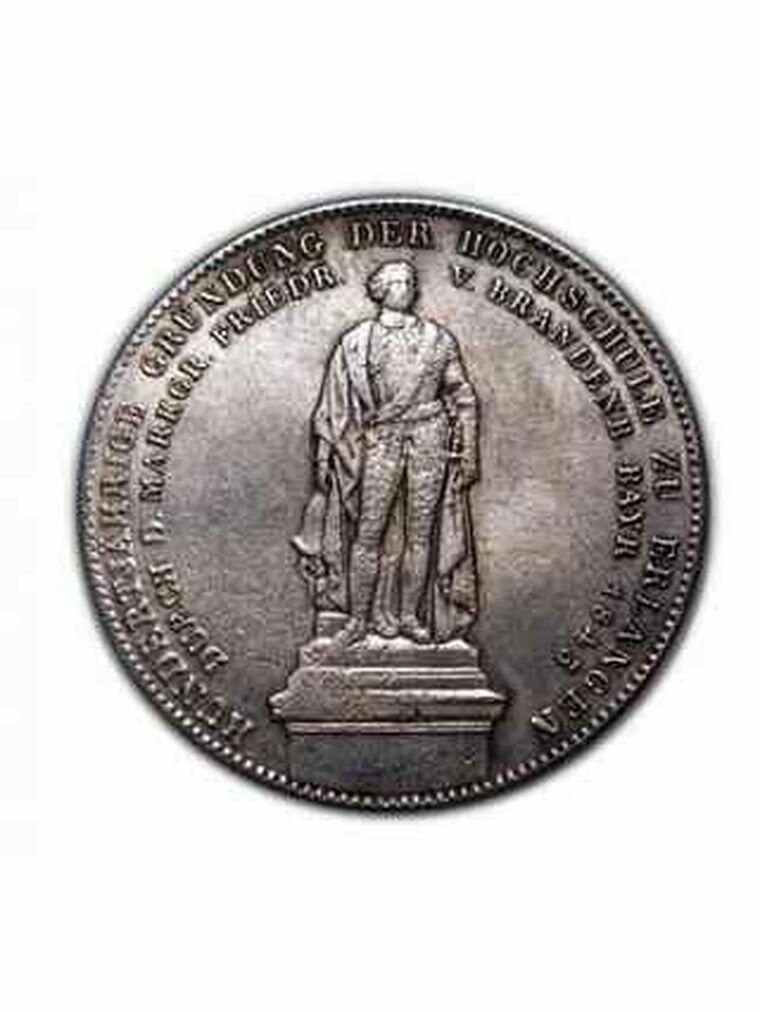 Талер 1843 Бавария Мюнхен Людвиг I KING сувенирная копия монеты, нумизматика, деньги для коллекции
