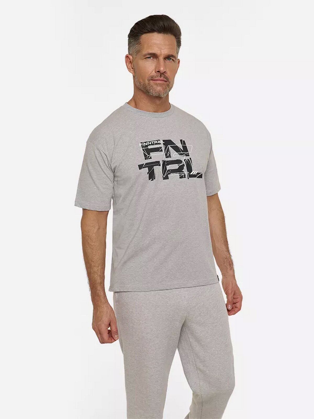 Футболка Finntrail Logo, размер L, grey