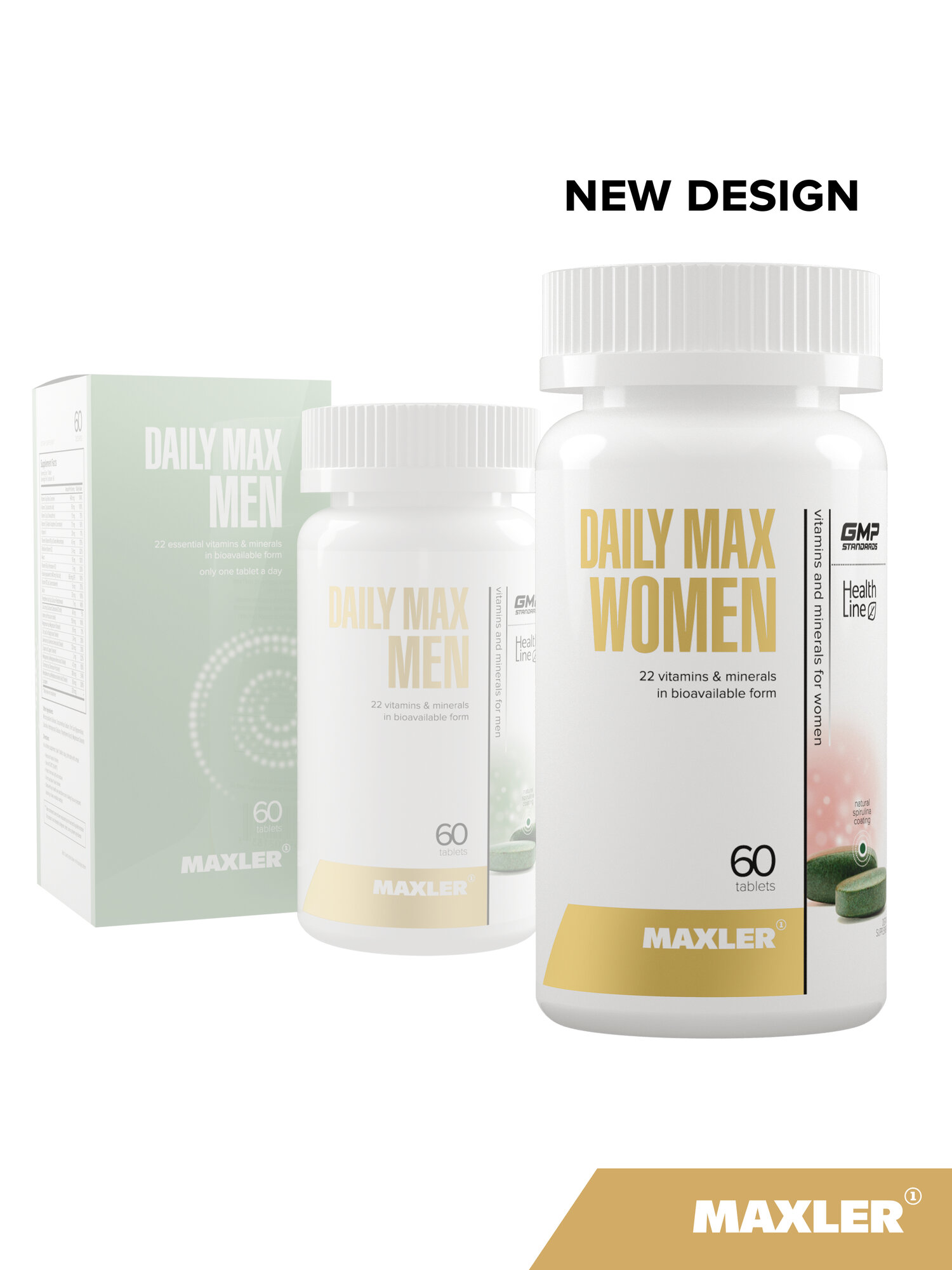 Витамины для женщин Maxler Daily Max Women, мультивитамины, 60 таблеток — фото 1