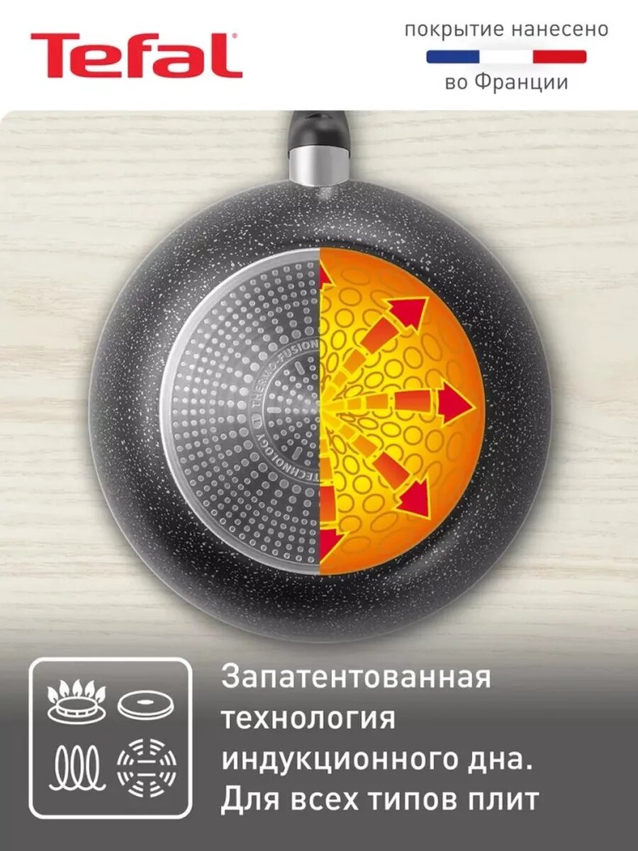 Стильная вок-сковорода с антипригарным покрытием 28 см