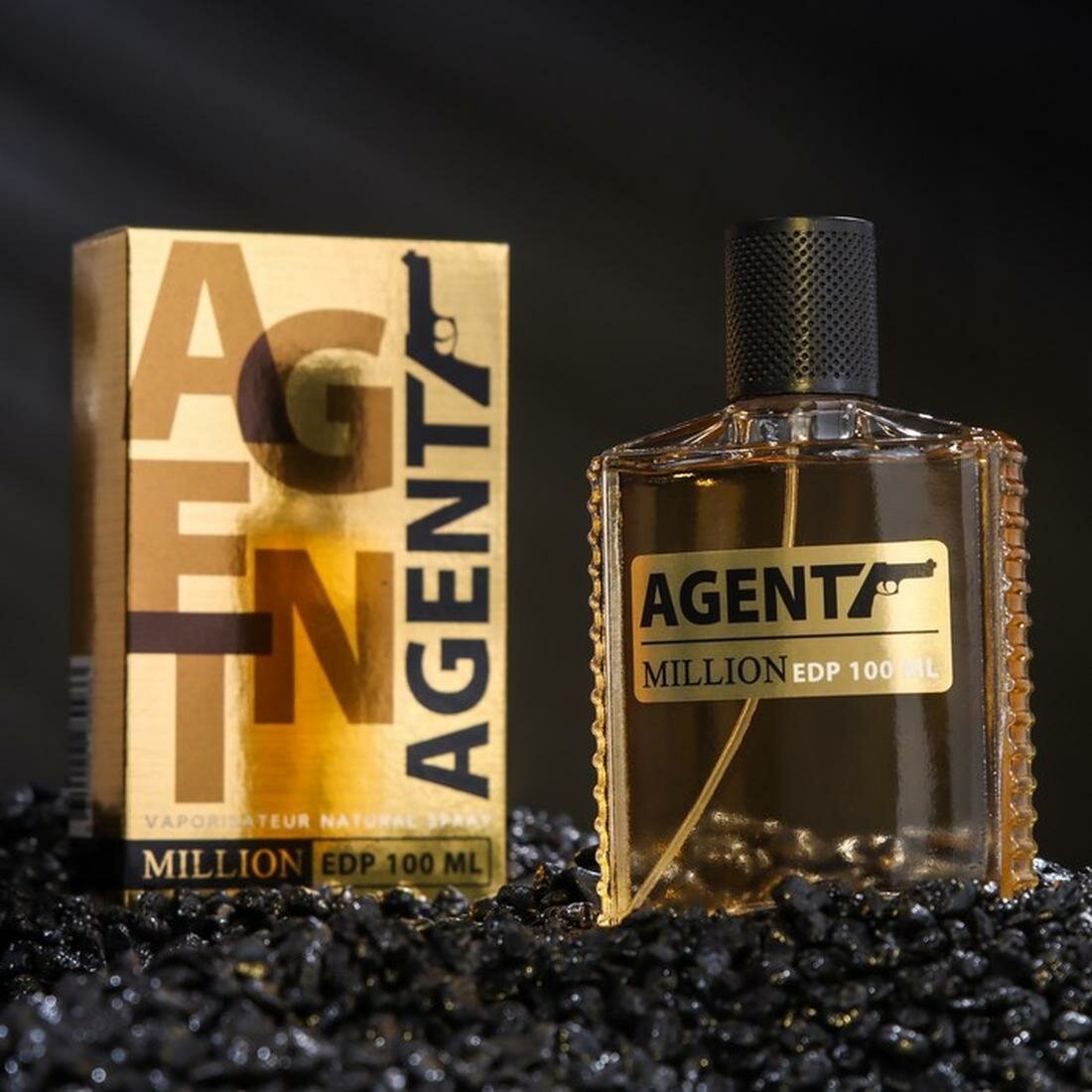 Парфюмерная вода мужская Agent Million, 100 мл, древесный пряный