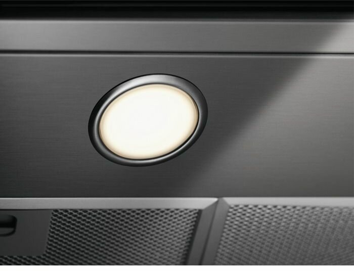 Обзор: Вытяжка Electrolux EFG516X, плоский, серый/нержавеющая сталь