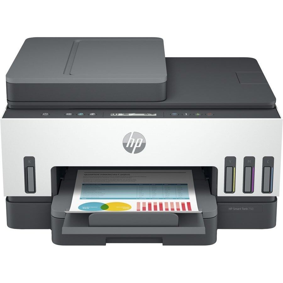 Принтер HP Smart Tank 750 AiO (6UU47A) A4 Duplex Net WiFi BT USB серый