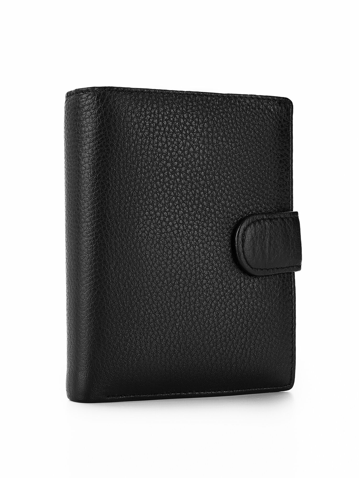 Кошелек LEGENDARY MAN, фактура зернистая, черный