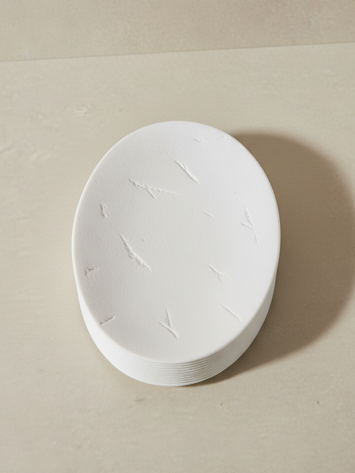 Мыльница для ванной PERFECTO LINEA Whitestone белая (35-105034) — фото 1