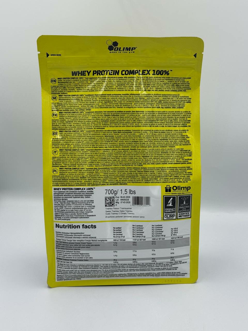 Olimp Whey Protein complex вкус Tiramisu 700g проеин сыворотка — фото 1